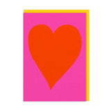 Biglietto A6 con Cuore neon - Ohh Deer