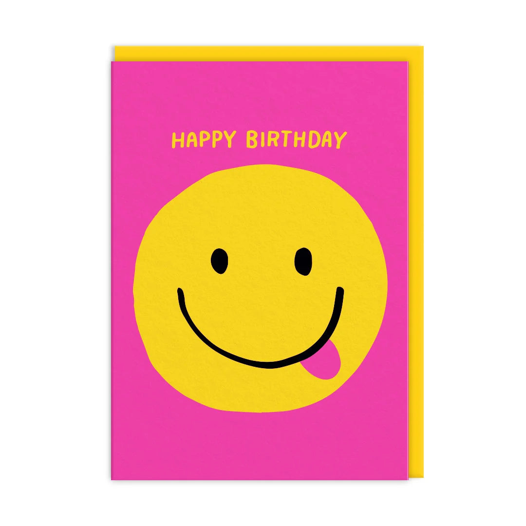 Biglietto A6 "Happy Birthday" con Smile - Ohh Deer
