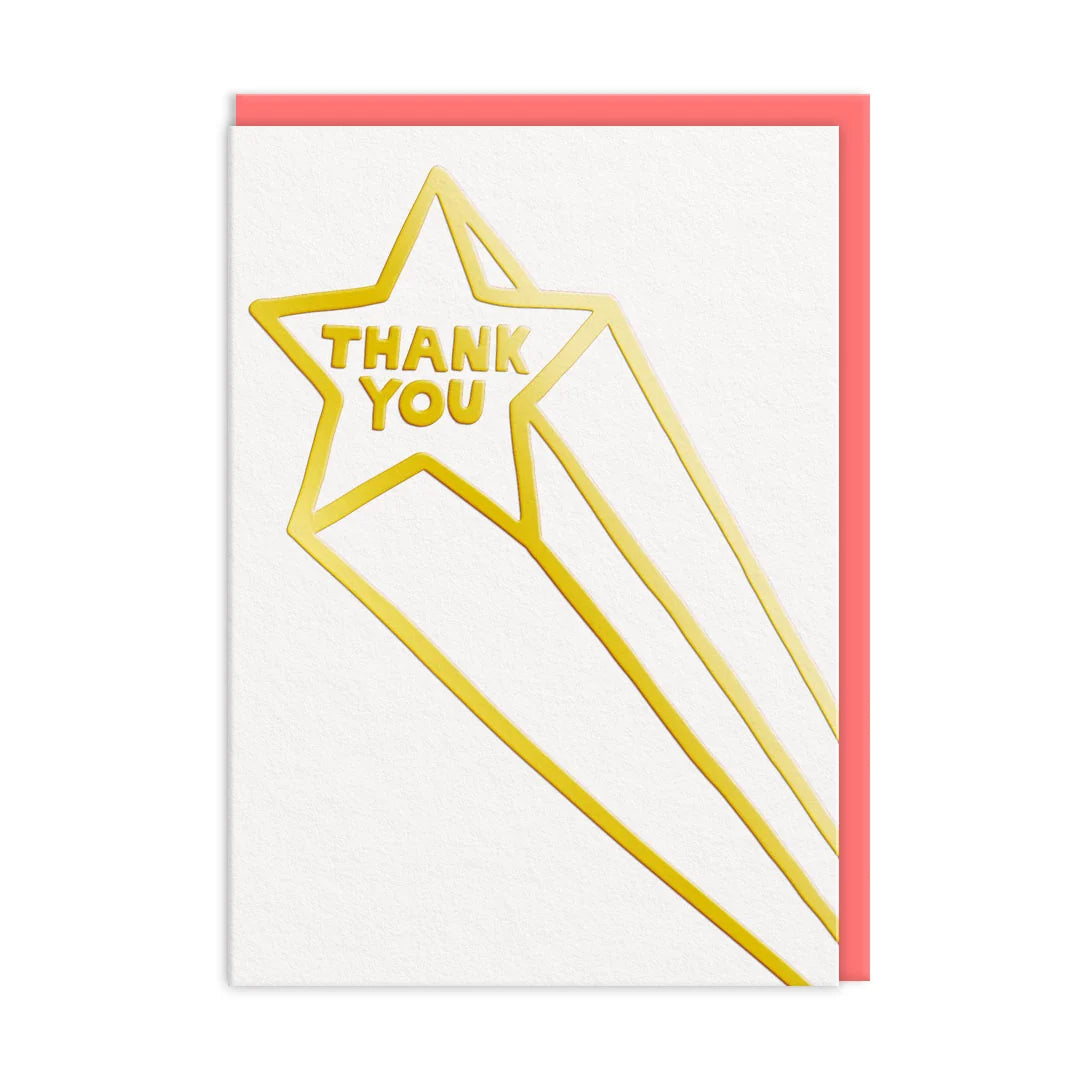 Biglietto A6 "Thank You" con Stella - Ohh Deer