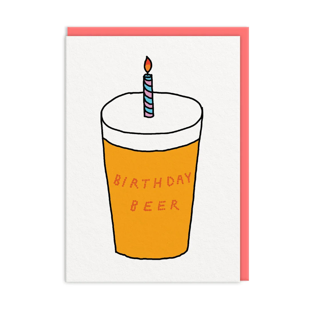 Biglietto A6 "Birthday Beer" - Ohh Deer