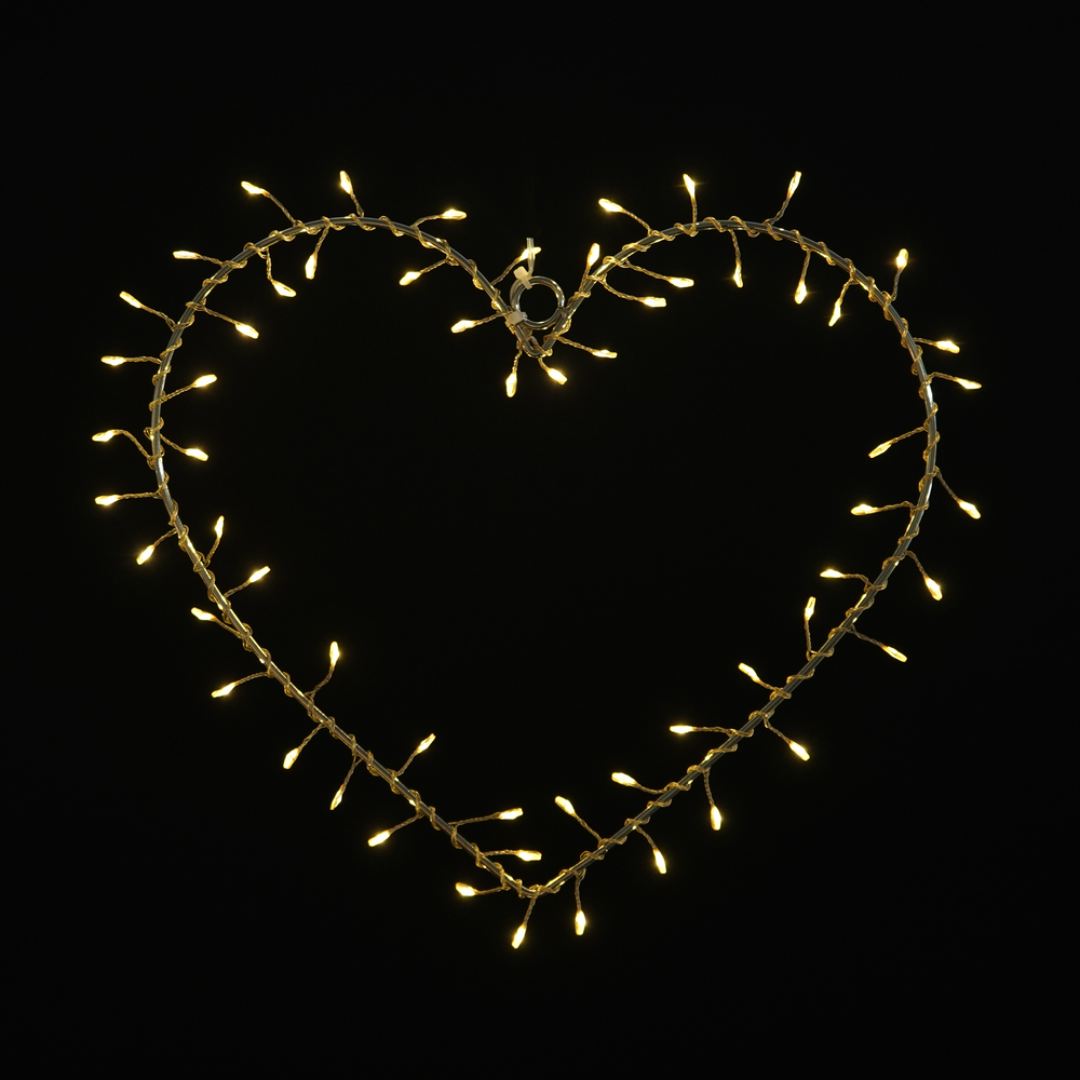 Cuore Luminoso 60 LED Appendibile Sirius