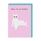 Biglietto A6 "Relax is your Birthday" con Gatto - Ohh Deer