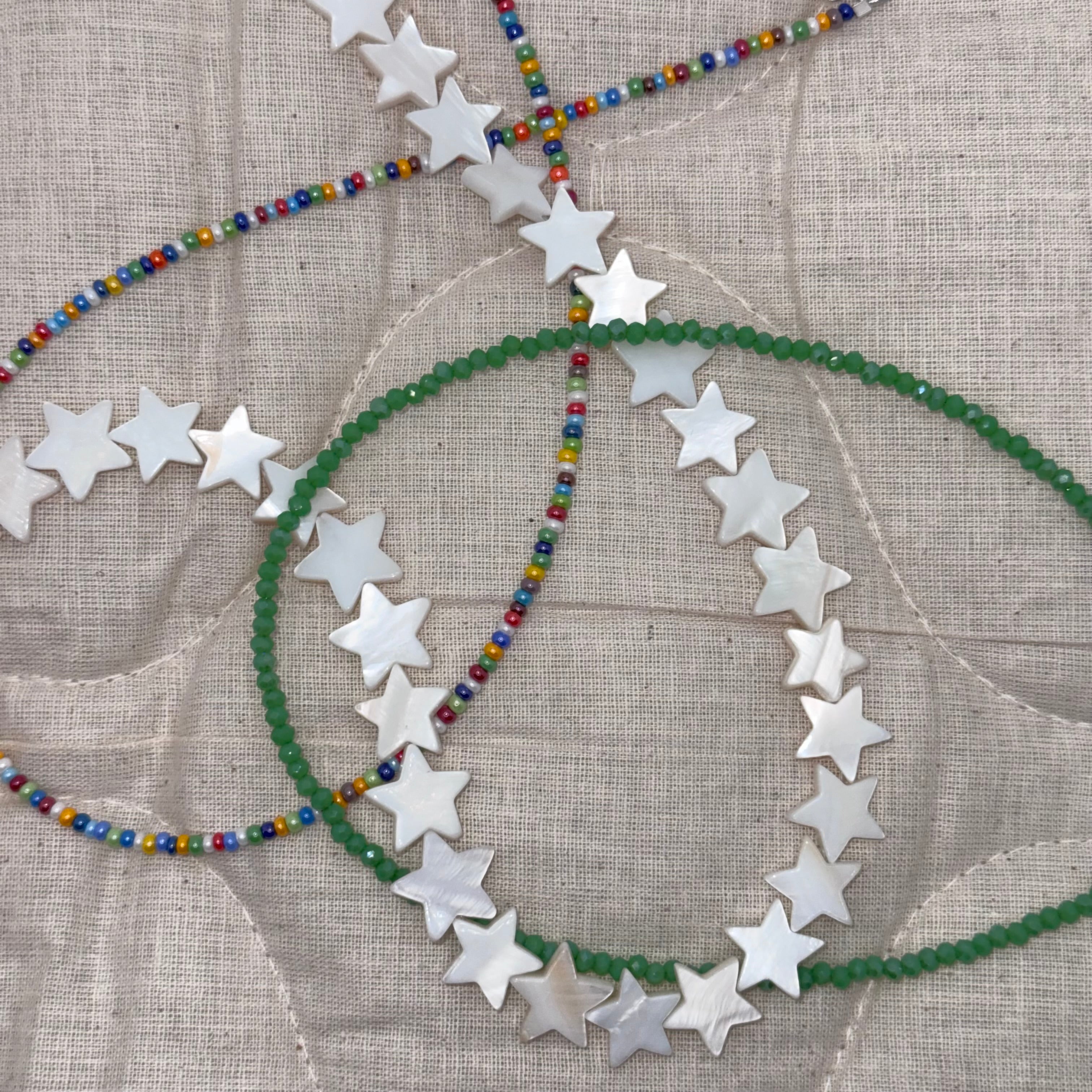 Collana maxistelle Madreperla - Fabidi