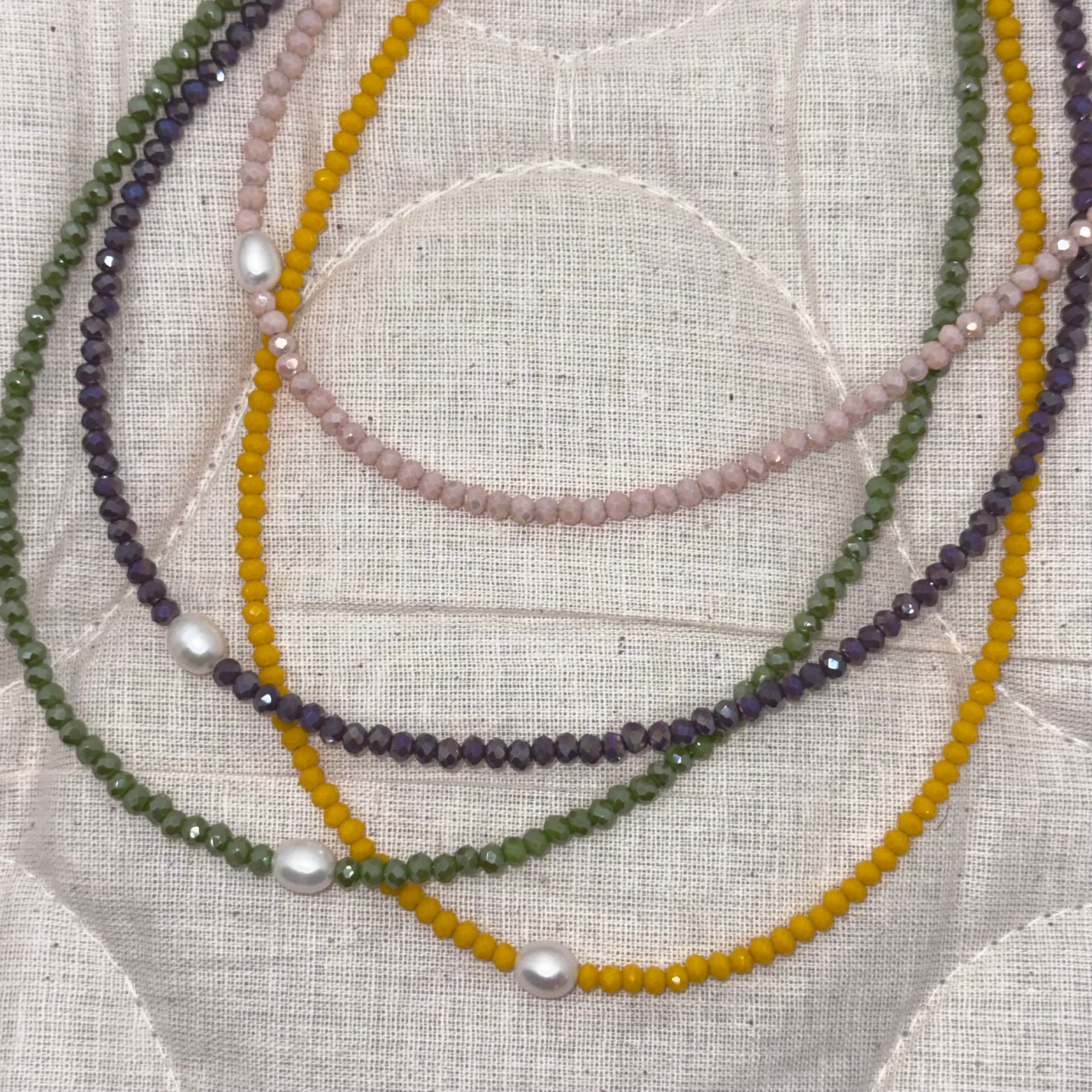 Collana Cristallo Perla di fiume (+ colori) - Fabidi