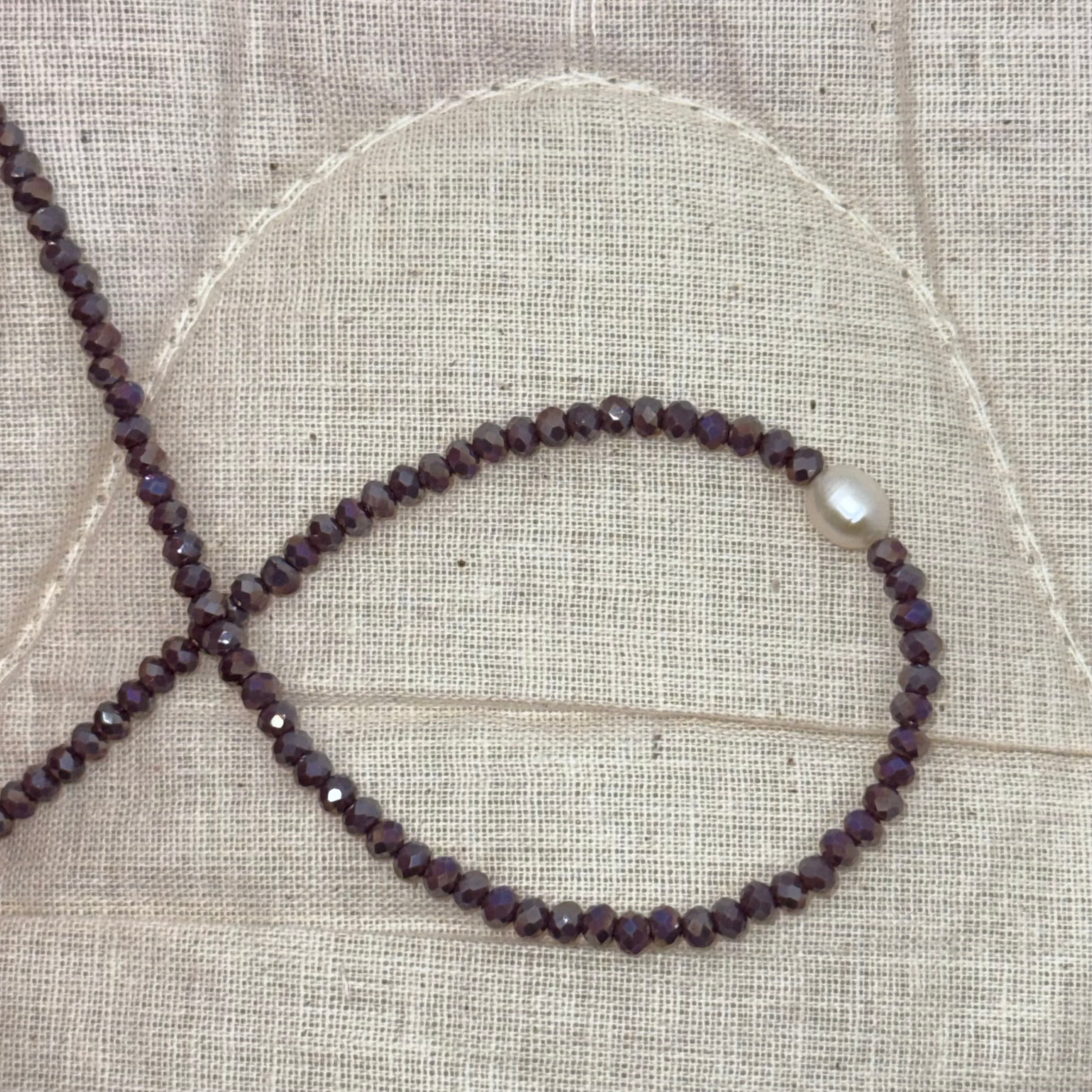 Collana Cristallo Perla di fiume (+ colori) - Fabidi