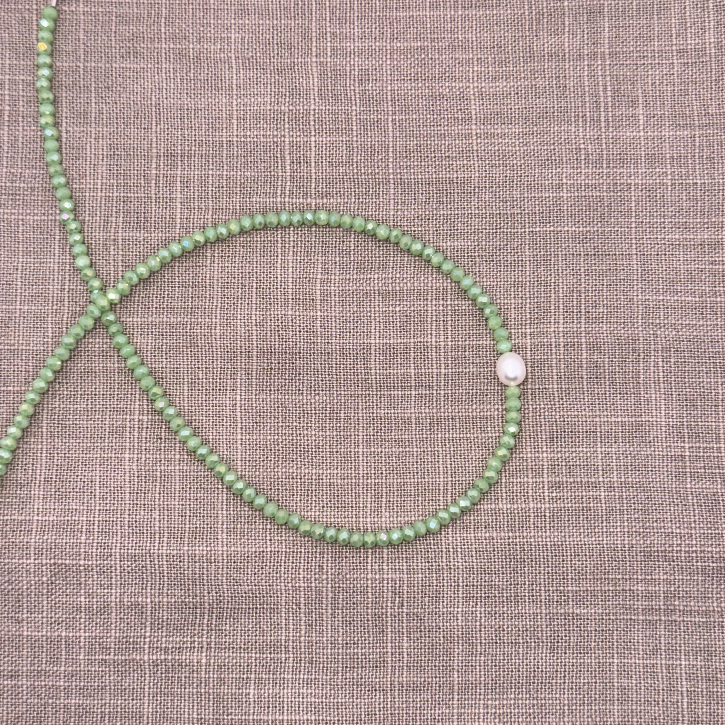 Collana Cristallo Perla di fiume - Fabidi