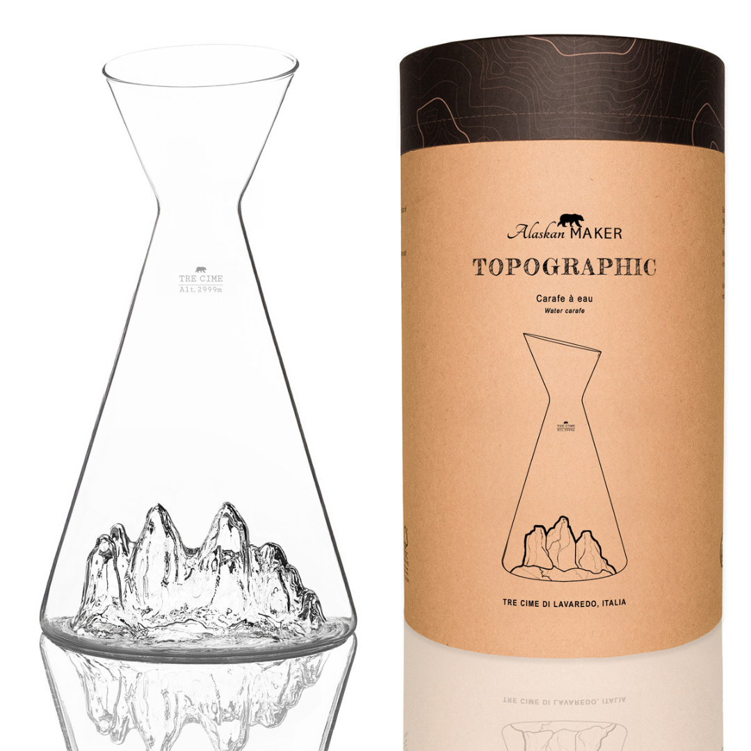 Caraffa Acqua TOPOGRAPHIC . Alaskan Maker