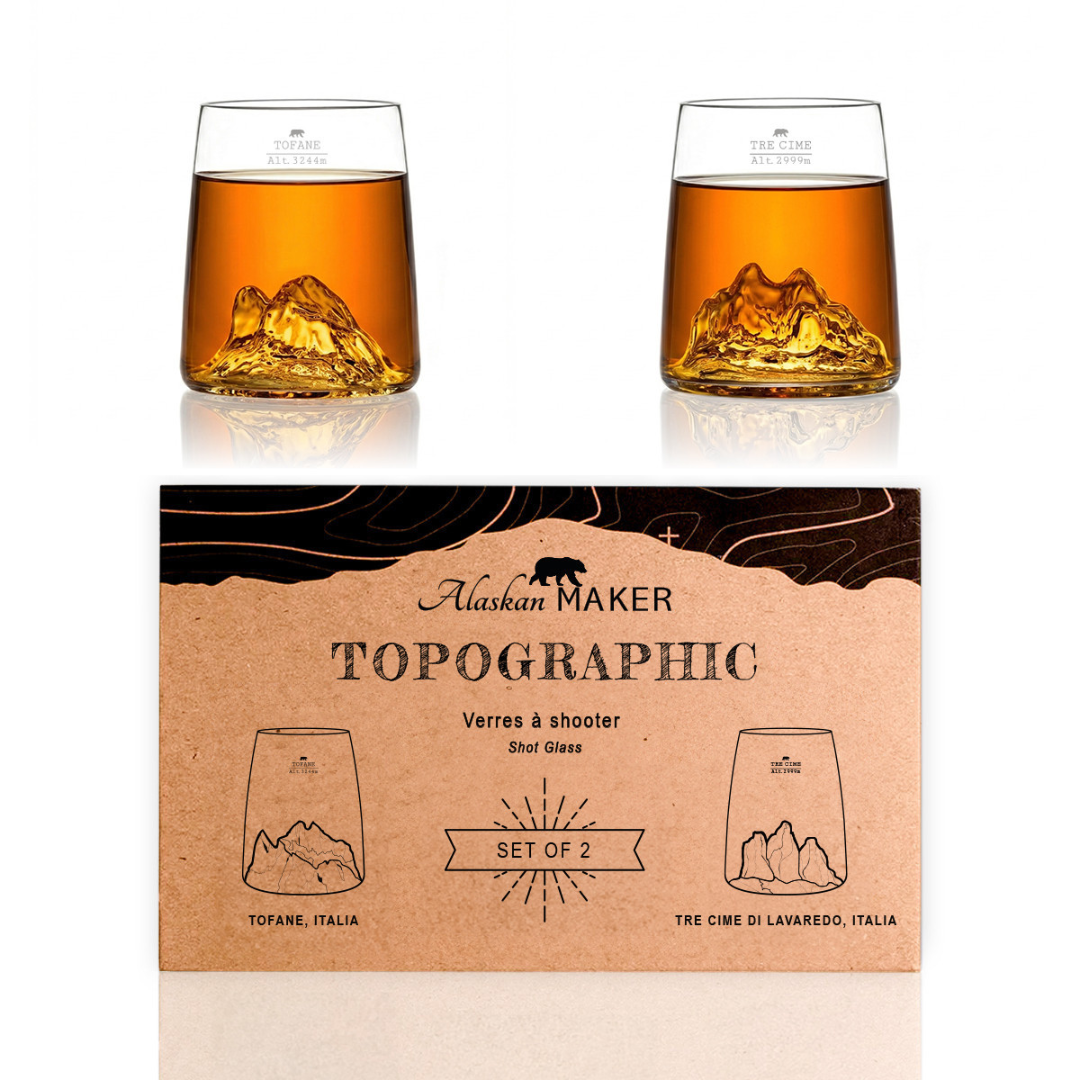Confezione 2 Shot TOPOGRAPHIC . Alaskan Maker