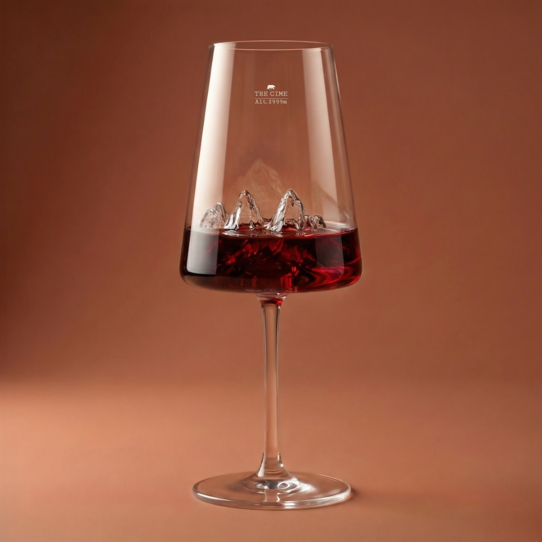 Bicchiere Vino TOPOGRAPHIC . Alaskan Maker