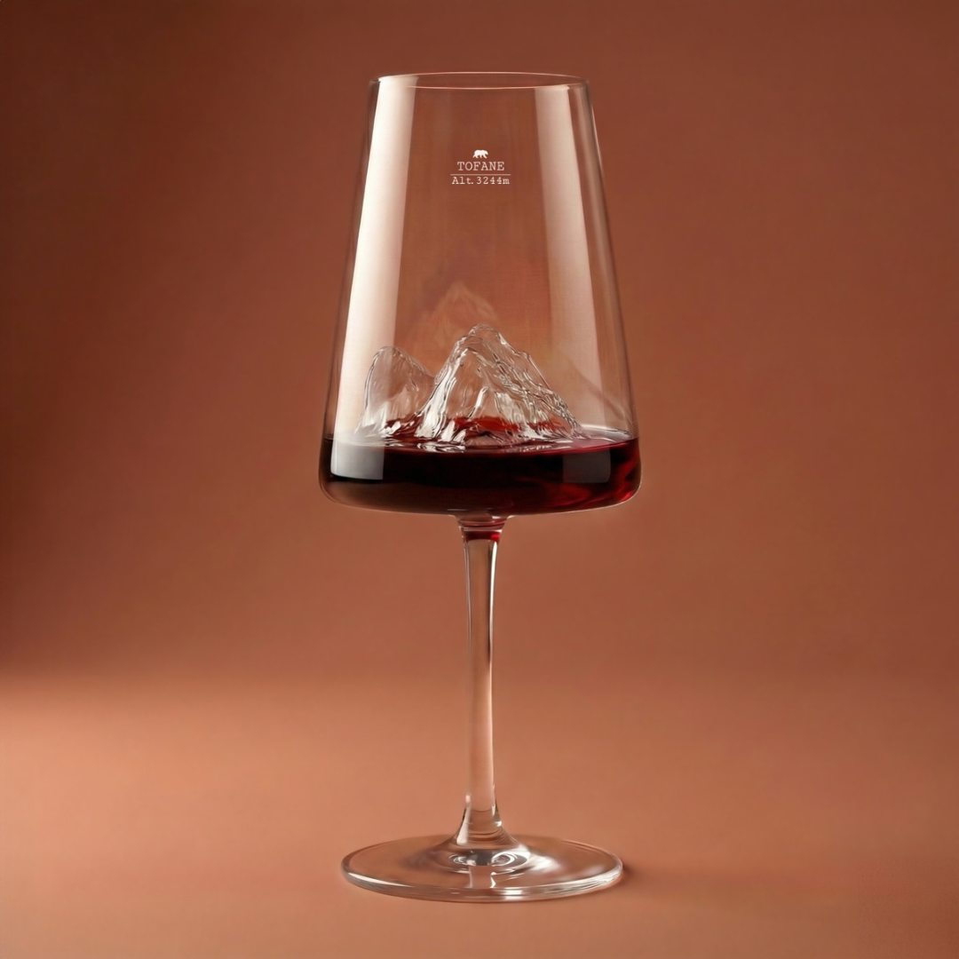 Bicchiere Vino TOPOGRAPHIC . Alaskan Maker