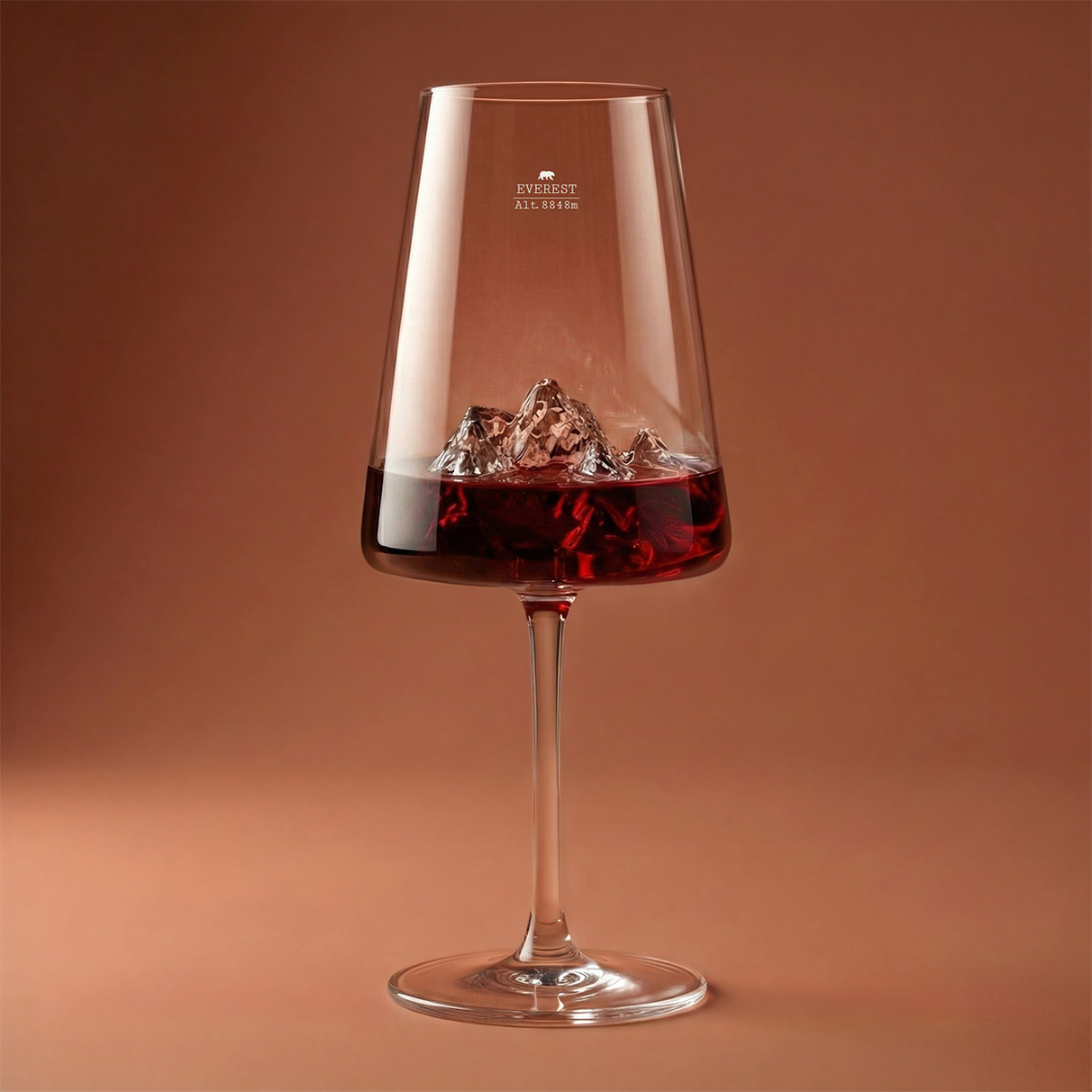 Bicchiere Vino TOPOGRAPHIC . Alaskan Maker