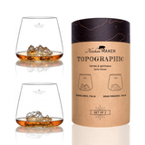 Set di 2 bicchieri TOPOGRAPHIC . Alaskan Maker