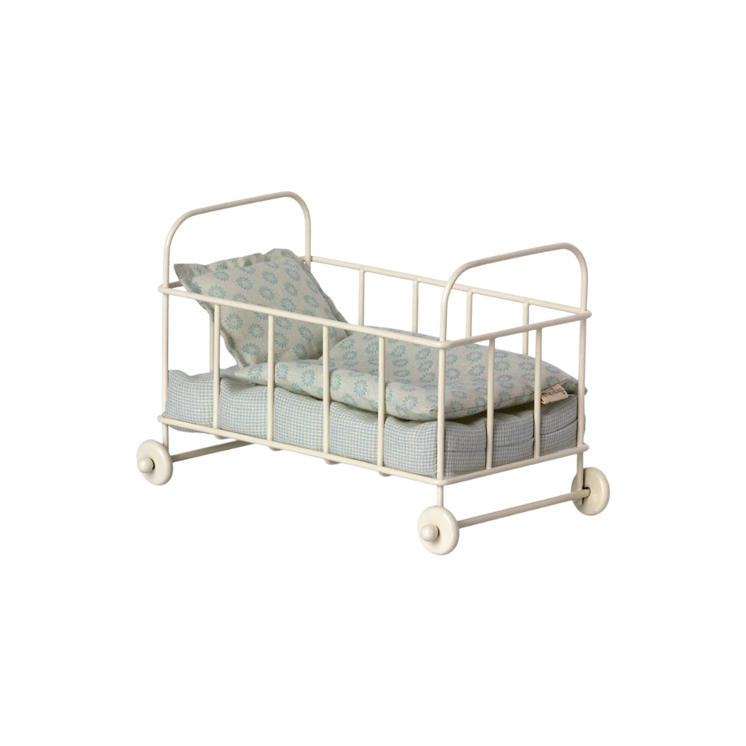 Lettino Micro Maileg Blu