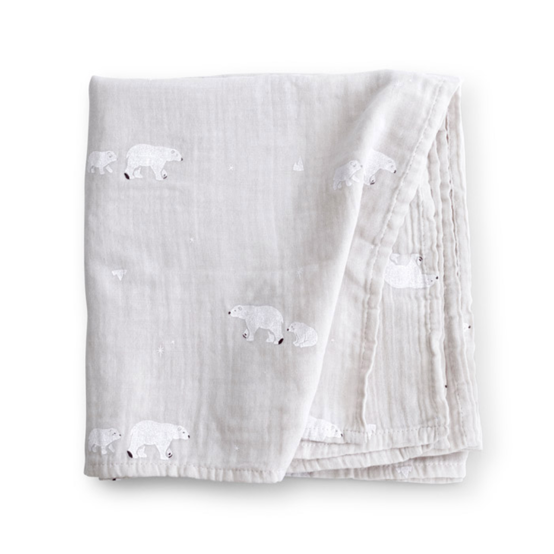 Mussola in bambu' e cotone 120x120 . Bonjour Bebé