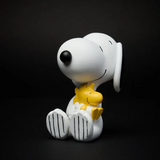 Statua Pinut Woodstock Blogo Design 12cm. - Bianco