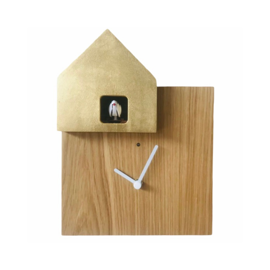 Domeniconi . Orologio Cucu' Ettore Rovere/Foglia Oro