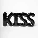 Scritta kiss Blogo Design - Nero