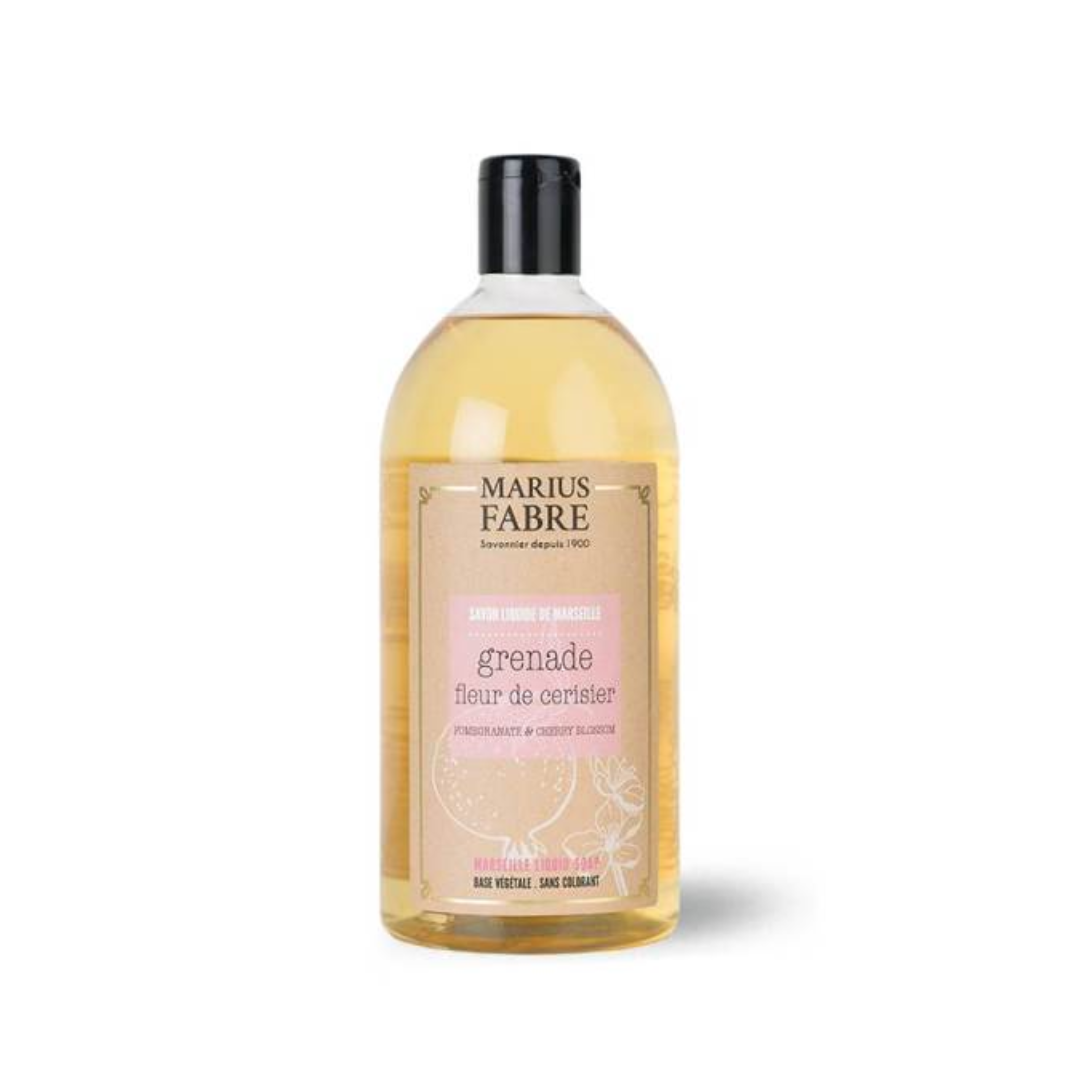 Sapone liquido di Marsiglia Marius Fabre Ciliegio e Melograno 1L