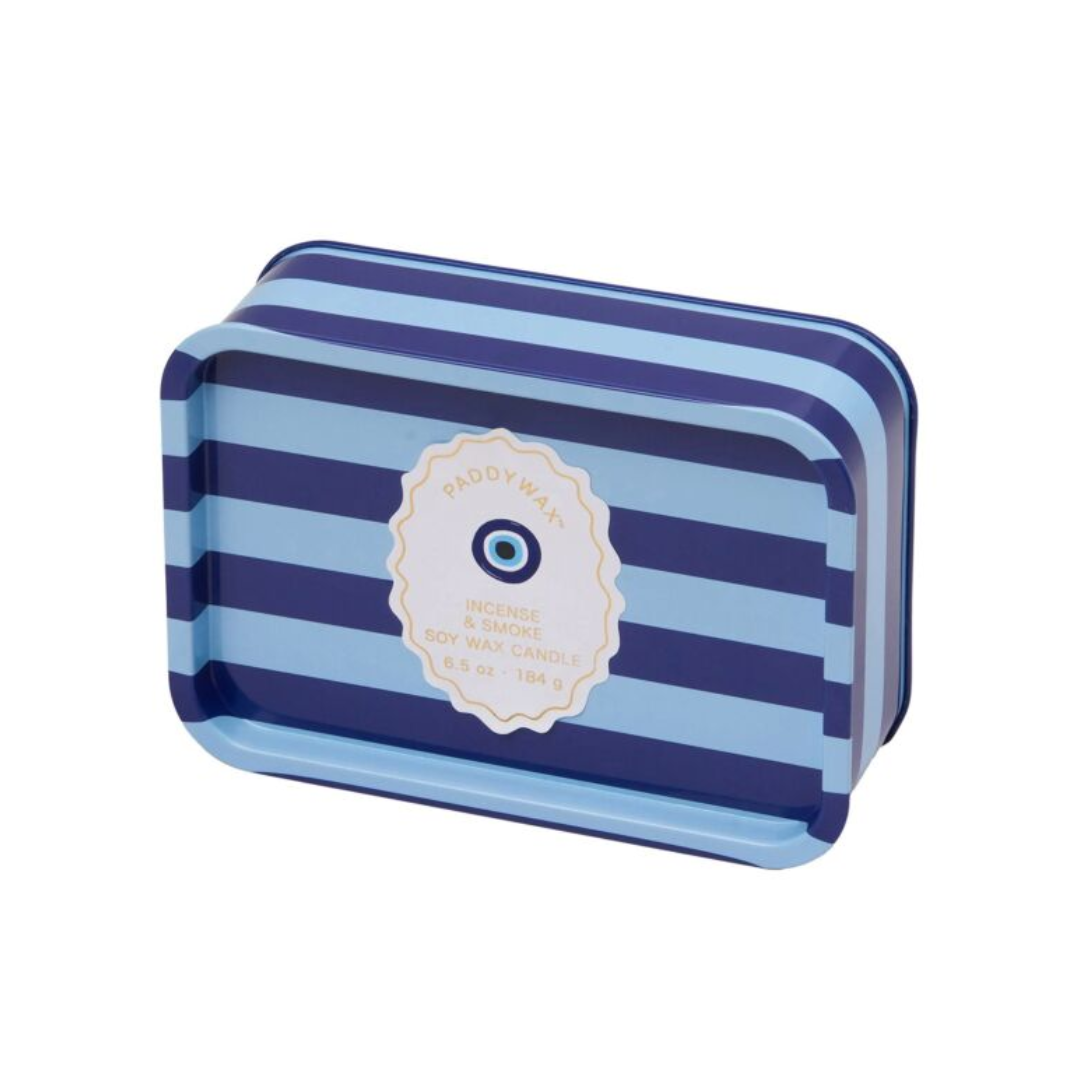 A Dopo 'Eye' Candela in latta Incense & Smoke da 184 g - Paddywax