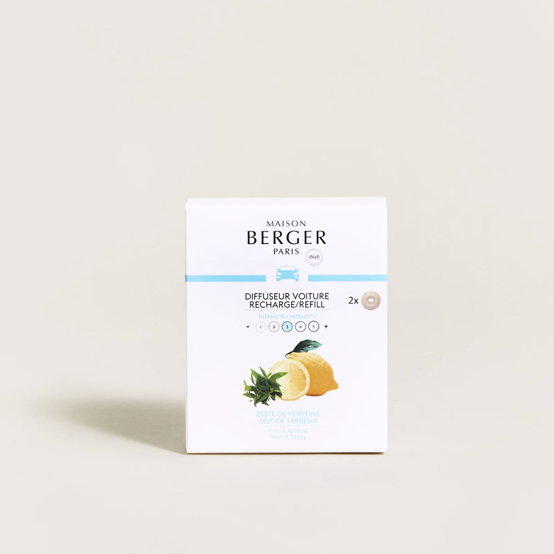 Ricarica per diffusore Auto Maison Berger Zeste Verveine 2pz.