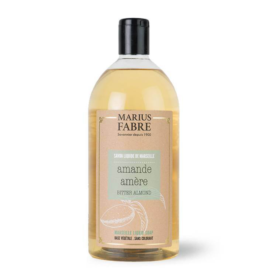 Sapone liquido di Marsiglia Marius Fabre alla Mandorla Amara 1L