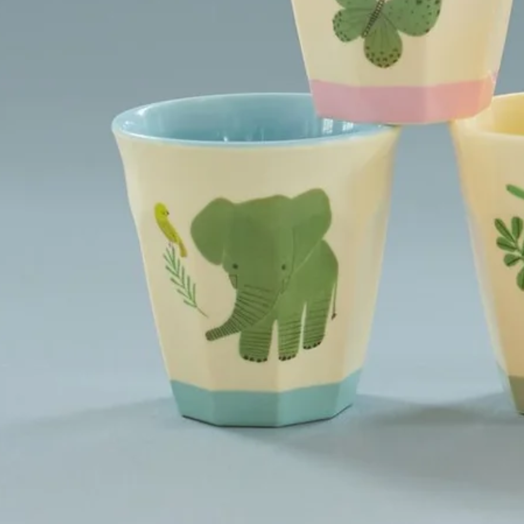 Bicchiere Piccolo Elefante . Sweet Jungle . Rice