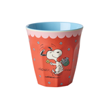 Tazza Media Rosso Snoopy - Rice