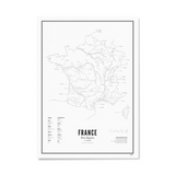 Stampa Wijck - France Wine Region 40X50