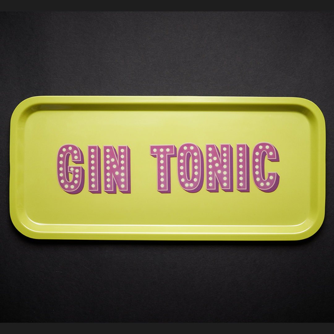 Vassoio Rettangolare Blogo Design - Gin Tonic