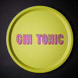 Vassoio Tondo Blogo Design - Gin Tonic