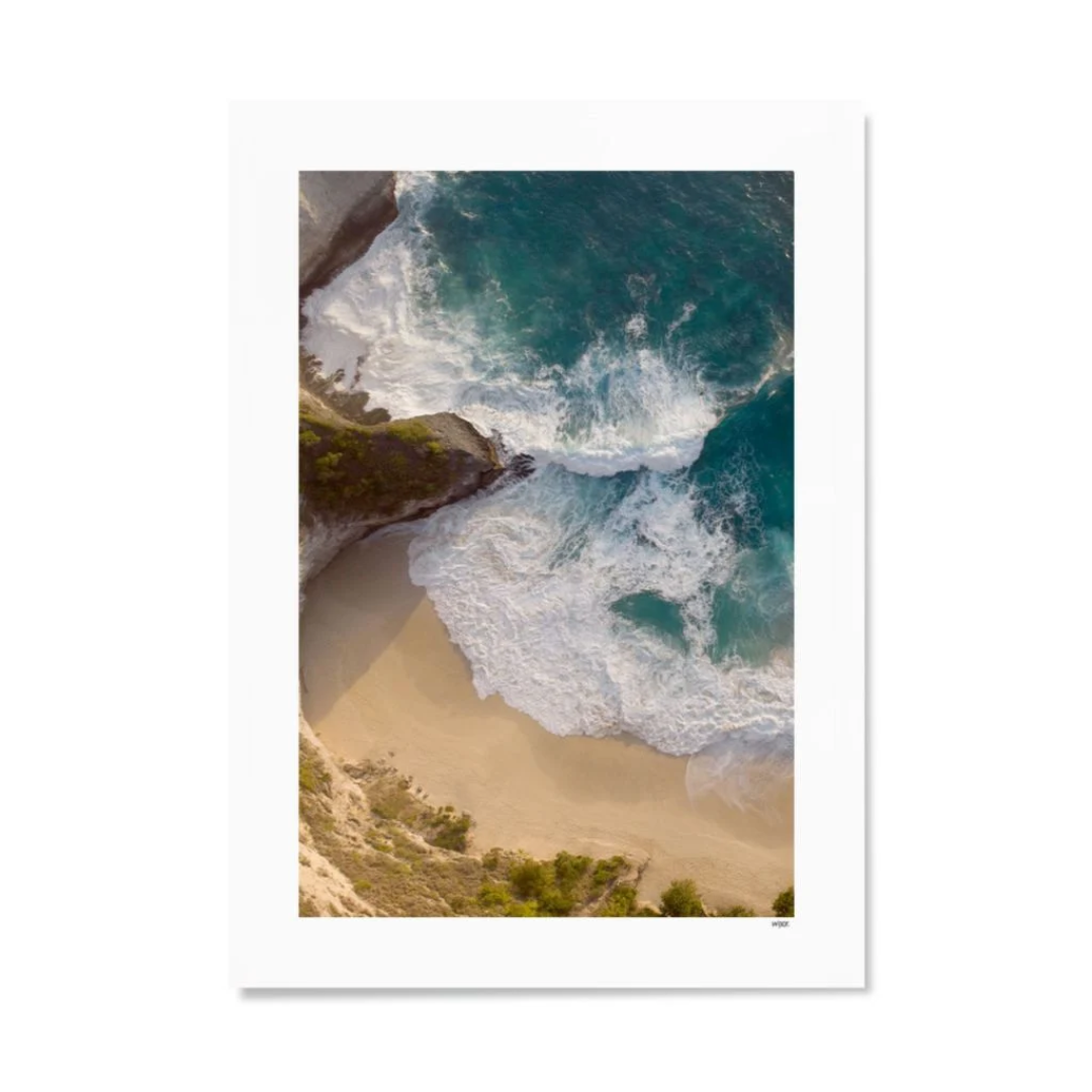 Stampa Bali Sand and Waves Photography 40X50 cm.