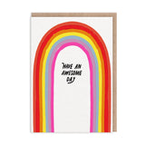 Biglietto A6 "Have an Awesome Day" con Arcobaleno - Ohh Deer