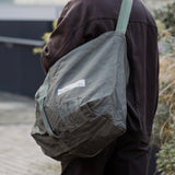 BORSA A SPALLA IN MATERIALE VINTAGE - Puebco