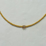 Collana Perline con Ciondolo in Cristallo - Fabidi