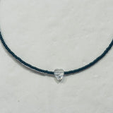 Collana Perline con Ciondolo in Cristallo - Fabidi