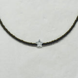 Collana Perline con Ciondolo in Cristallo - Fabidi