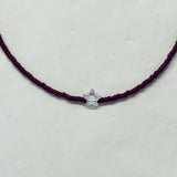Collana Perline con Ciondolo in Cristallo - Fabidi