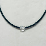 Collana Perline con Ciondolo in Cristallo - Fabidi
