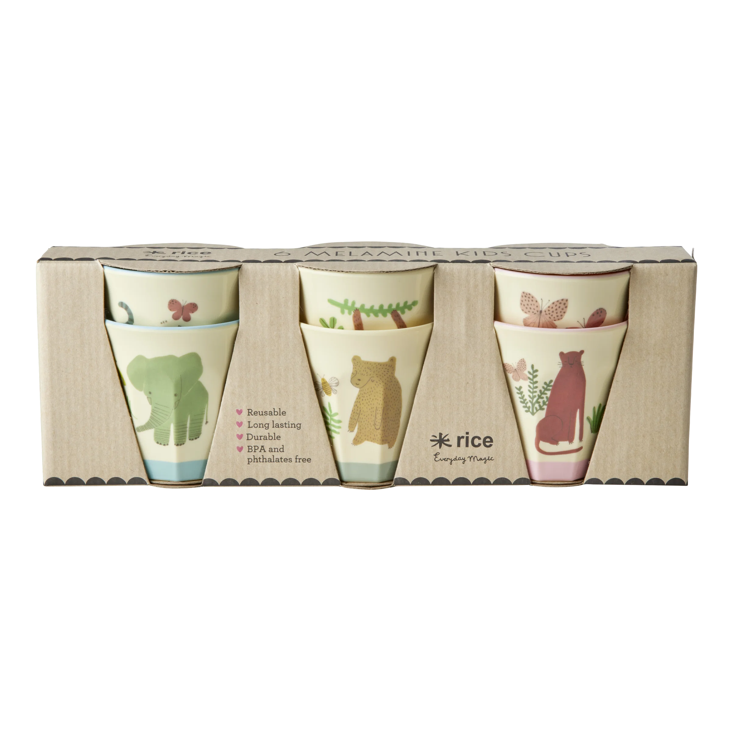 Set da 6 Bicchieri Piccoli - Sweet Jungle - Rice