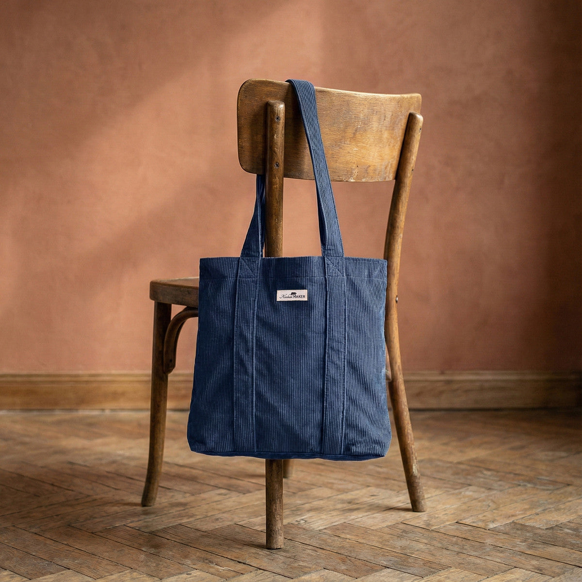 Borsa Tote Bag  in Velluto WILLOW . Alaskan Maker